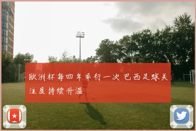 欧洲杯每四年举行一次 巴西足球关注度持续升温