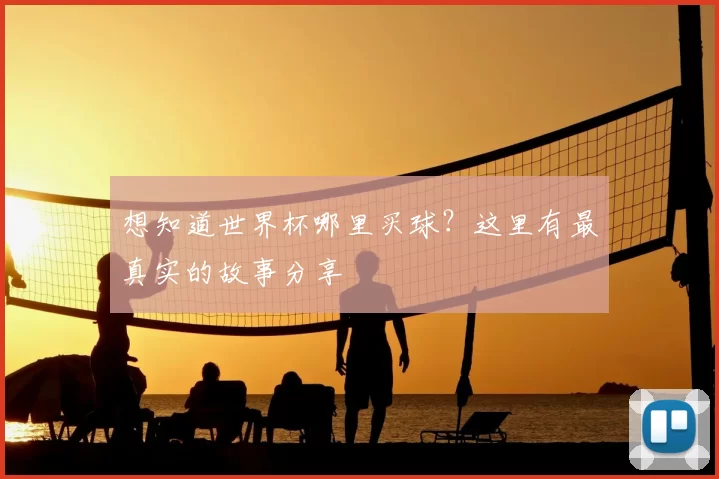 想知道世界杯哪里买球？这里有最真实的故事分享